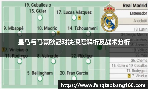 皇马与马竞欧冠对决深度解析及战术分析